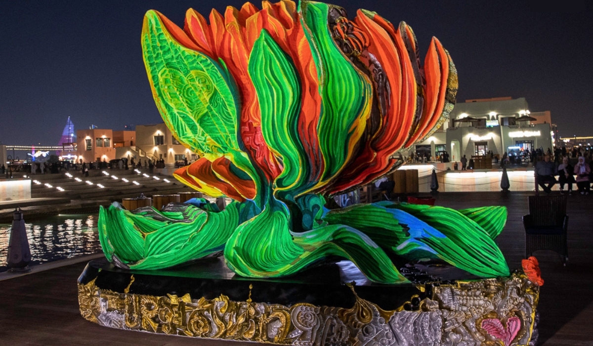 The Urge to Win Artwork Unveiled in Club Suisse Doha